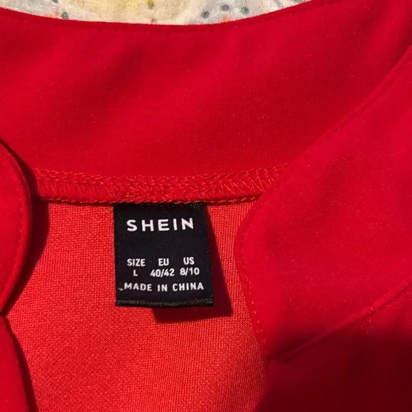 SHEIN Red Midi Dress - Picture 2 of 7